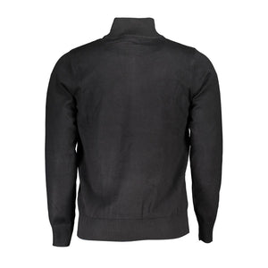 U.S. Grand Polo Schwarzer Nylon-Sweatshirt