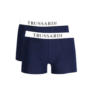 Trussardi Blu Cotton Herren Unterwäsche