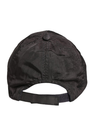 Dolce & Gabbana Herren Schwarze Baumwoll-Baseballcap mit 6 Bahnen