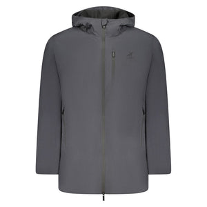 U.S. Grand Polo Schwarze Polyester-Herrenjacke