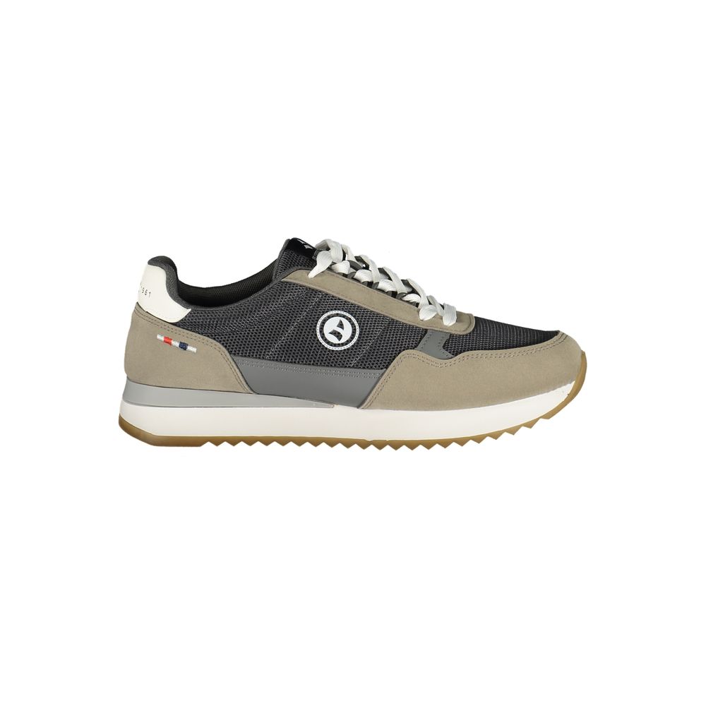 Navigare Grauer Sneaker aus Polyurethan für Herren