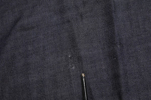 Dolce & Gabbana Blauer Kaschmir-Schal mit Fransen 70cm x 200cm für Herren