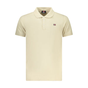Norway 1963 Beige Baumwoll-Herren-Poloshirt