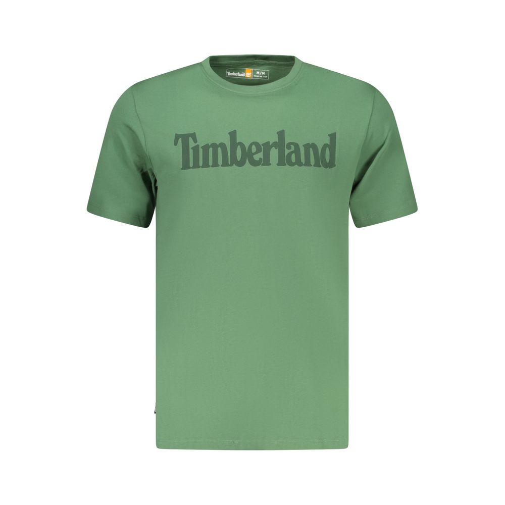 Timberland Verde Baumwoll-T-Shirt für Herren