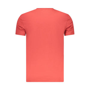 Timberland Rotes Baumwoll-T-Shirt für Herren