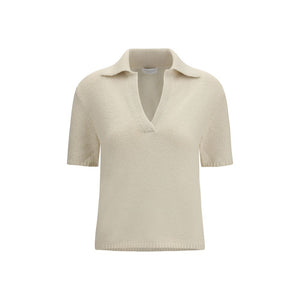 Gabriela Hearst Beige Kaschmir-Poloshirt