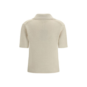 Gabriela Hearst Beige Kaschmir-Poloshirt