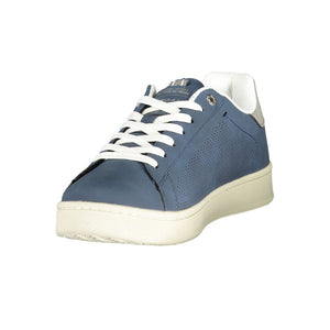 Gas Blauer Herren-Sneaker aus Polyurethan