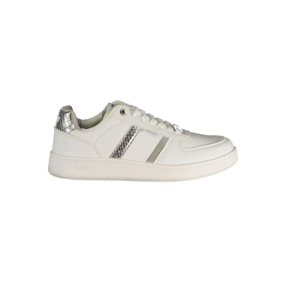 Gas Weiße Sneaker aus Polyester im Athletic-Stil