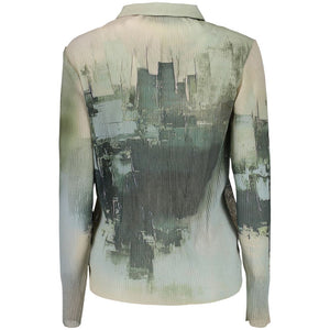 Desigual Grünes Hemd mit Muster aus Polyester