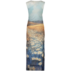Desigual Blaues Freizeitkleid aus Polyester