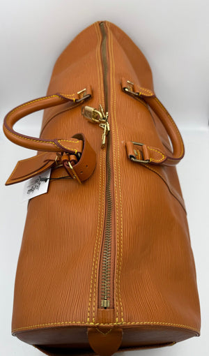 Louis Vuitton LOUIS VUITTON KEEPALL 50 Handtasche aus braunem EPI Leder