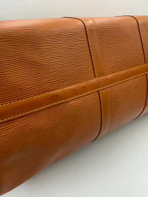 Louis Vuitton LOUIS VUITTON KEEPALL 50 Handtasche aus braunem EPI Leder