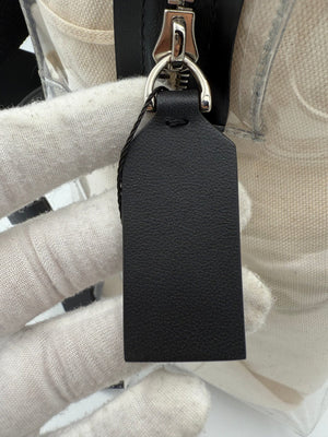 Valentino Garavani VALENTINO GARAVANI Rucksack aus Leder und transparentem Kunststoff