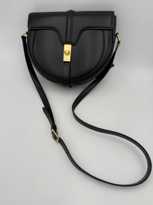Celine CELINE Sac 16 Besace Schwarze Große Tasche