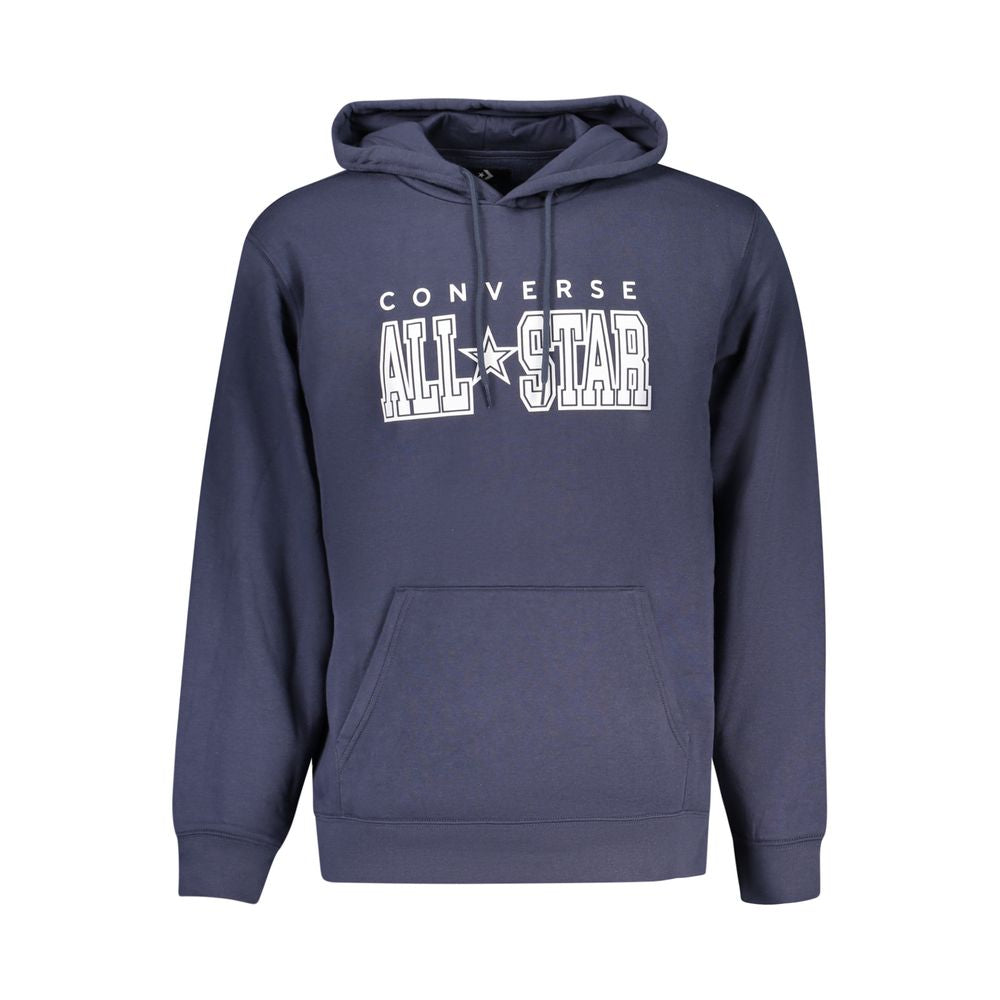 Converse Blauer Baumwoll-Kapuzenpullover für Herren