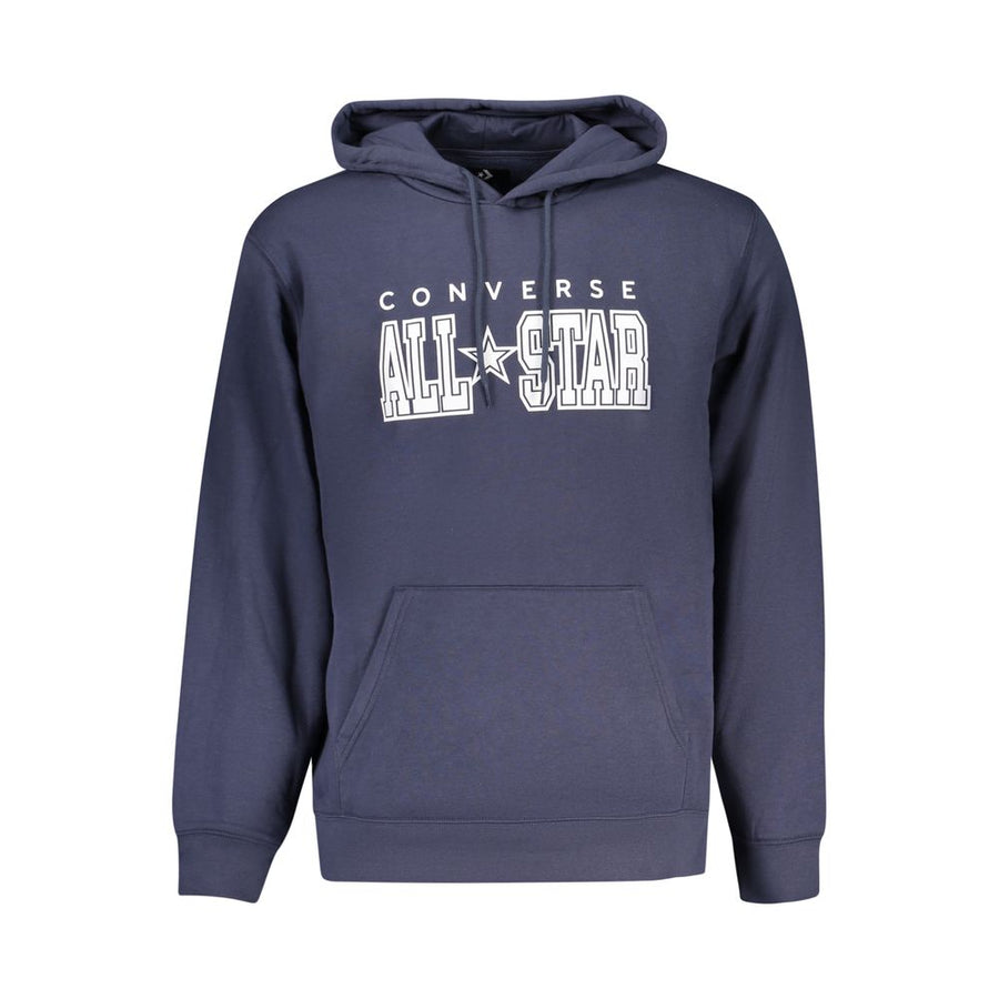 Converse Blauer Baumwoll-Kapuzenpullover für Herren