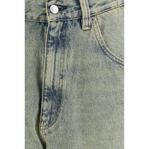 Sunflower Blaue Baumwoll-Bermudashorts