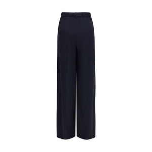 Gucci Blaue Freizeithose aus Viskose