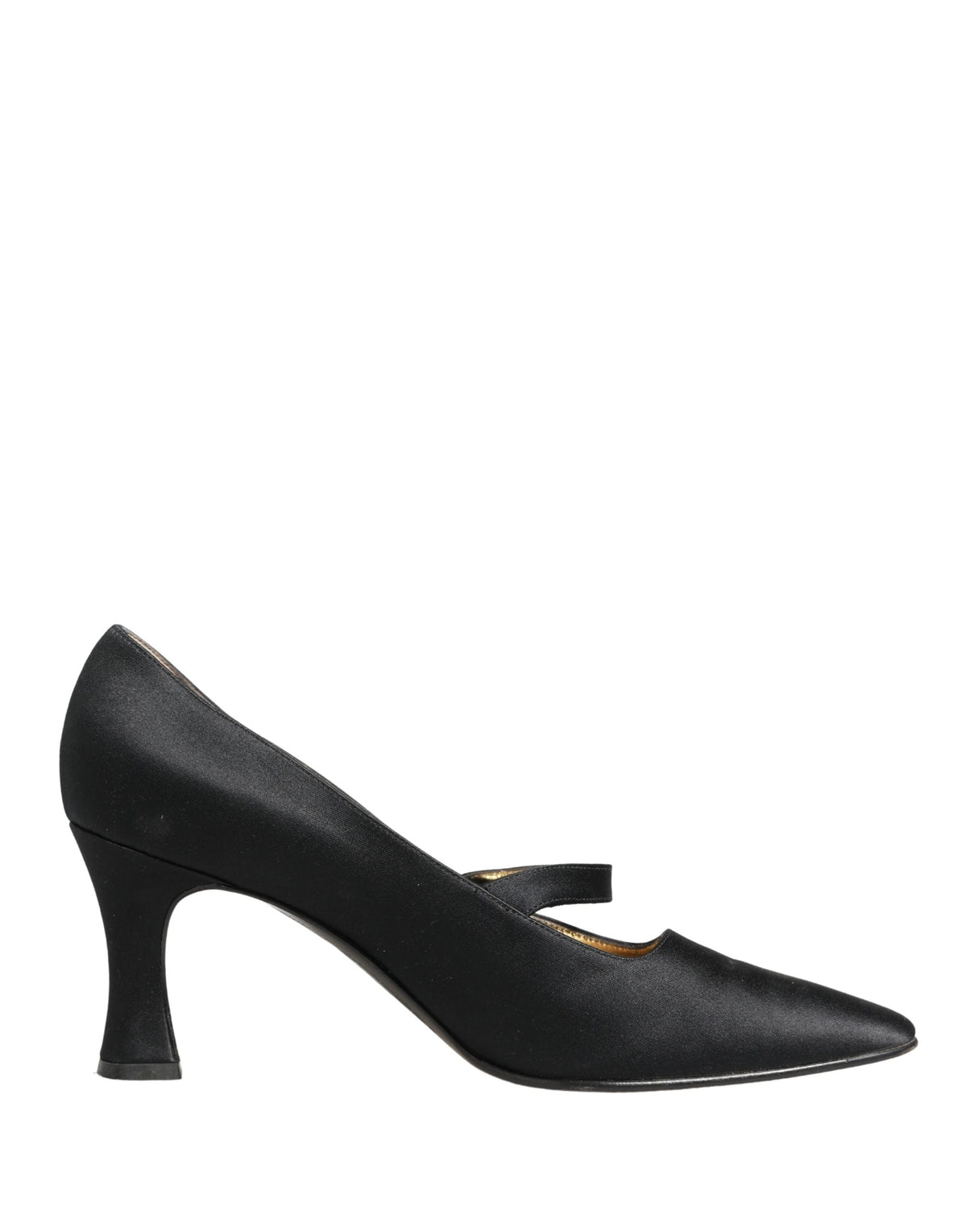 Dolce & Gabbana Schwarze Mary Jane Pumps aus Satin