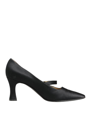 Dolce & Gabbana Schwarze Mary Jane Pumps aus Satin