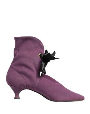Dolce & Gabbana Lila Stiefel in Wadenhöhe