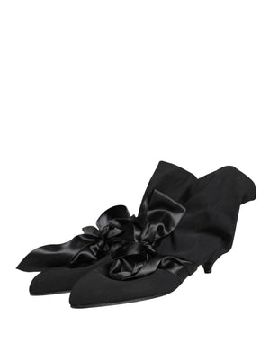 Dolce & Gabbana Schwarze Stiefeletten aus Wildleder