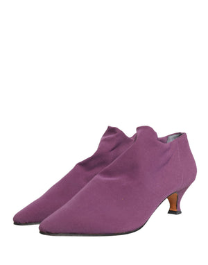 Dolce & Gabbana Stiefeletten aus violettem Wildleder