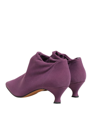 Dolce & Gabbana Stiefeletten aus violettem Wildleder