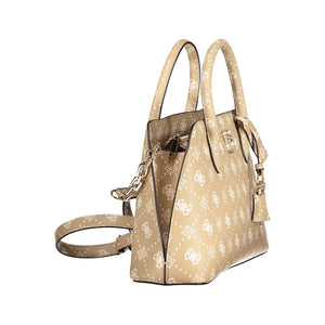 Guess Jeans Schwarze Schultertasche aus Polyurethan für Damen