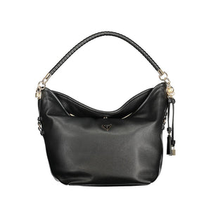 Guess Jeans Schwarze Handtasche aus Polyethylen