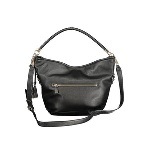 Guess Jeans Schwarze Handtasche aus Polyethylen