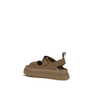 UGG Braune Sandalen aus recyceltem Polyester