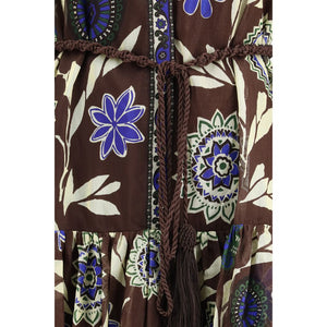 Alemais Braunes Baumwollkleid für die Freizeit