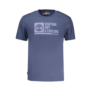 Timberland Blaues Baumwoll-T-Shirt für Herren
