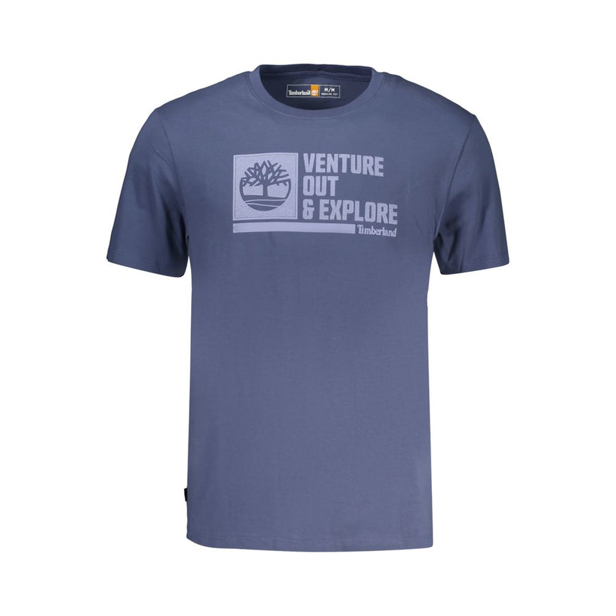 Timberland Blaues Baumwoll-T-Shirt für Herren