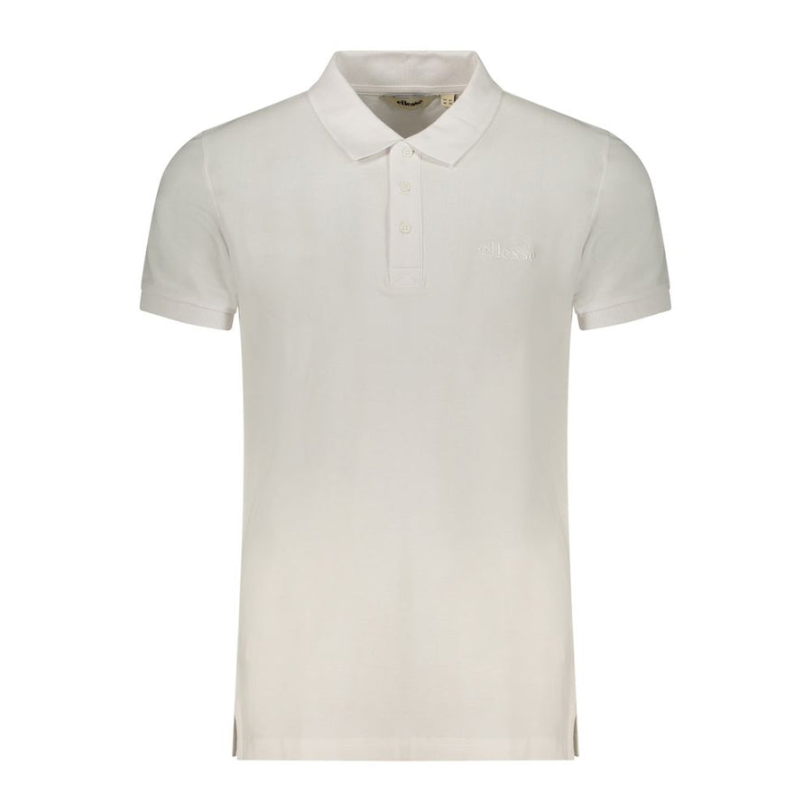 Ellesse Bianco Baumwoll-Herrenpoloshirt