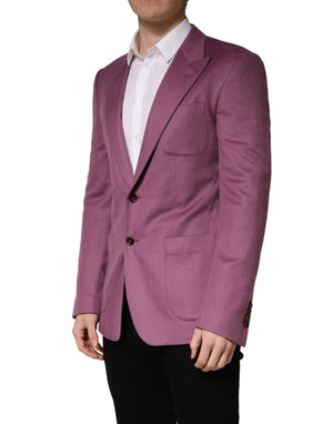 Dolce & Gabbana Violette Kaschmir-Mantel-Jackett-Blazer