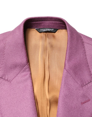 Dolce & Gabbana Violette Kaschmir-Mantel-Jackett-Blazer