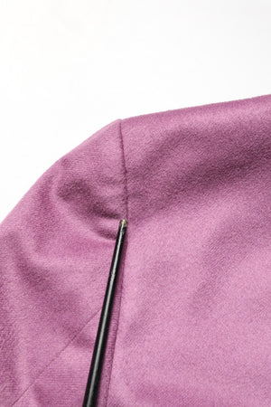 Dolce & Gabbana Violette Kaschmir-Mantel-Jackett-Blazer