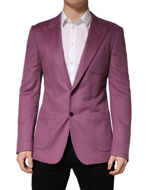 Dolce & Gabbana Violette Kaschmir-Mantel-Jackett-Blazer