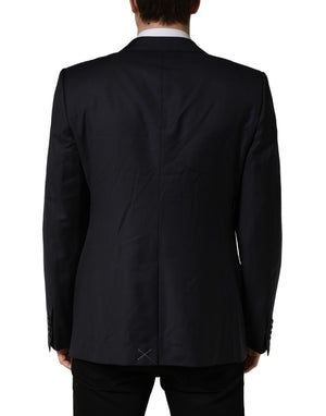 Dolce & Gabbana Schwarzer Woll-Blazer für Herren im Slim Fit