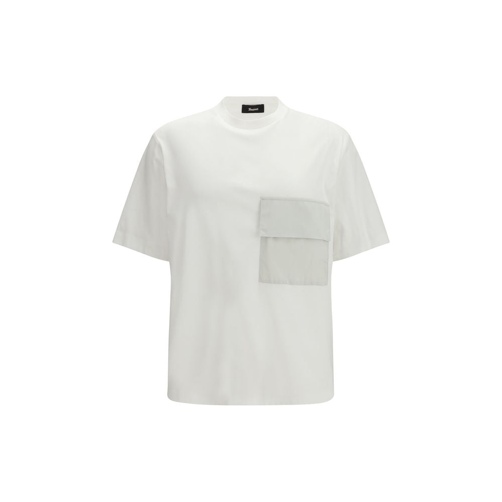 LAMINAR Weißes Baumwoll-T-Shirt