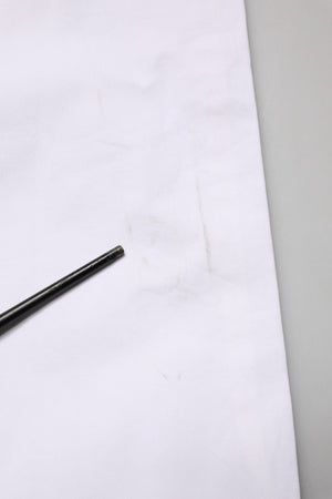 Kaos Weiße Herren-Freizeithose aus Baumwolle mit mittlerer Leibhöhe und Stretchanteil