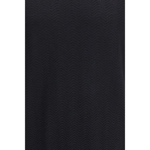 Giorgio Armani Schwarzer Seidenpullover