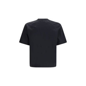 LAMINAR Schwarzes Baumwoll-T-Shirt