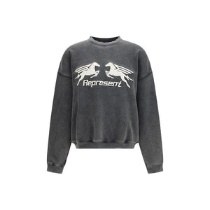 Represent Grauer Baumwollpullover