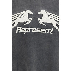 Represent Grauer Baumwollpullover