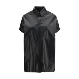 Balenciaga Schwarzes Lamm Ovis Aries Aries Kurzarmhemd