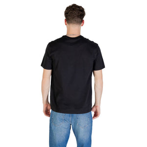 Calvin Klein Jeans Schwarzes Baumwoll-T-Shirt